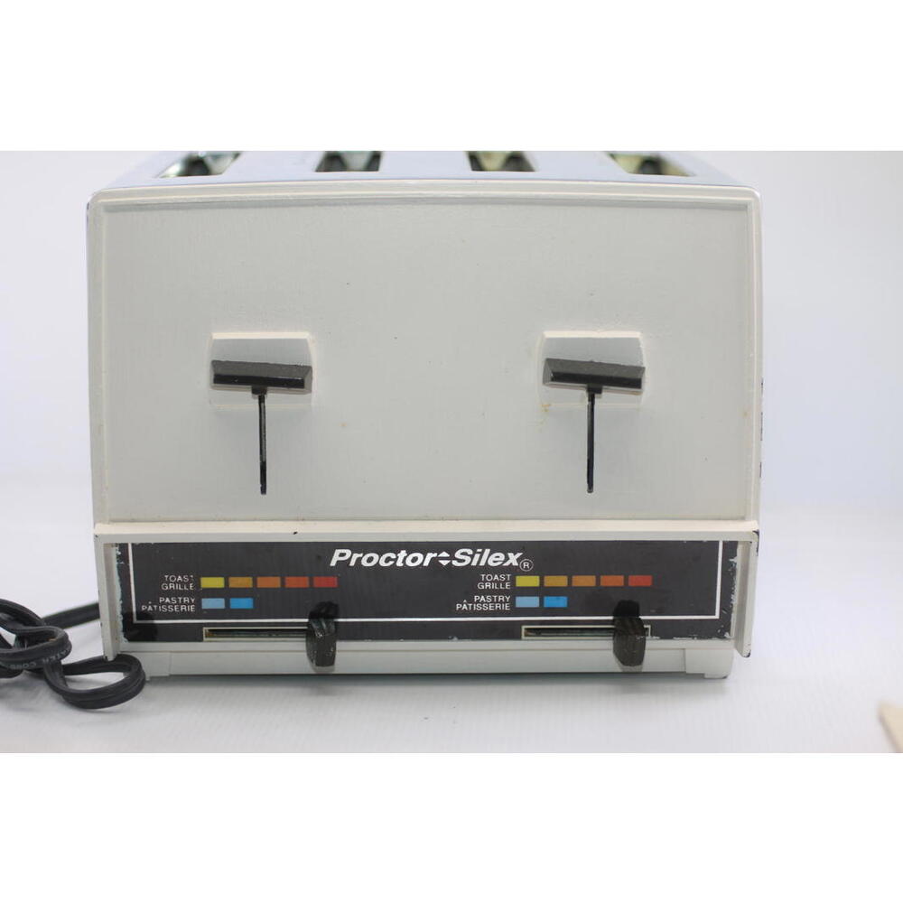 Vintage Proctor-Silex 2-Slice Toaster Model T053A – Mid-Century – Untested